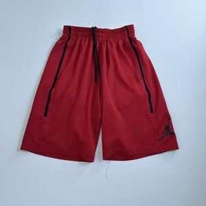 NIKE AIR‎ JORDAN BASKETBALL SHORTS Red Mens Size SMALL GYM ACTIVE TRAIN ATHLETIC